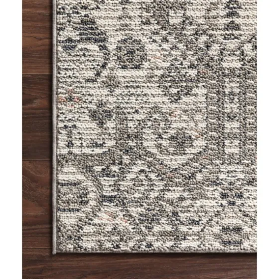 Ivory And Gray Column Outdoor Area Rug, 5X7-Kirkland's Home Hot