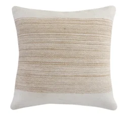 Ivory Border Natural Close Woven Jute Pillow-Kirkland's Home Cheap