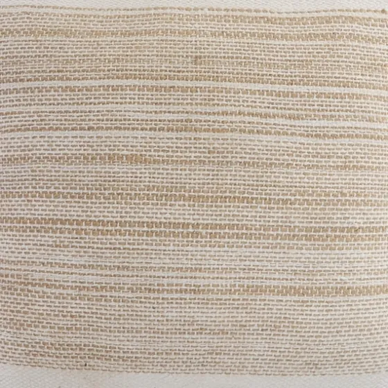 Ivory Border Natural Close Woven Jute Pillow-Kirkland's Home Cheap