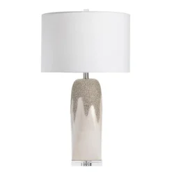 Ivory Ceramic Textured Base Table Lamp-Kirkland's Home Flash Sale