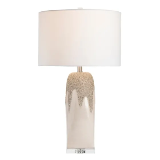 Ivory Ceramic Textured Base Table Lamp-Kirkland's Home Flash Sale