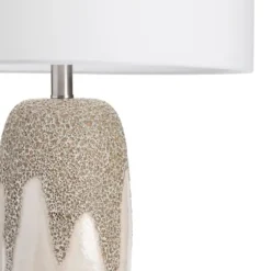Ivory Ceramic Textured Base Table Lamp-Kirkland's Home Flash Sale