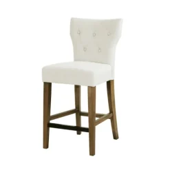 Ivory Harrison Tufted Counter Stool-Kirkland's Home Shop