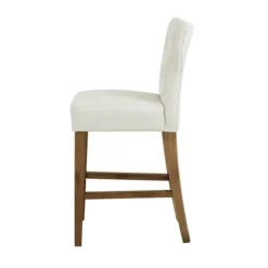 Ivory Harrison Tufted Counter Stool-Kirkland's Home Shop