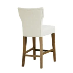 Ivory Harrison Tufted Counter Stool-Kirkland's Home Shop