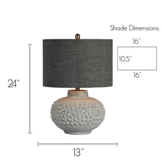 Ivory Hobnail Table Lamp-Kirkland's Home Flash Sale