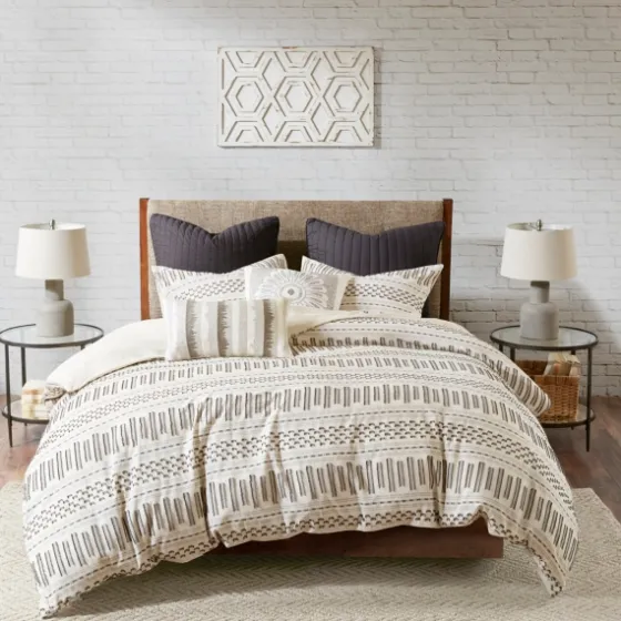Ivory Jacquard King 3-Pc. Comforter Set-Kirkland's Home Discount
