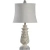 Ivory Leaf Scroll Table Lamp-Kirkland's Home Shop