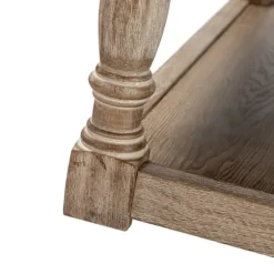 Ivory Linen Low Base Tufted Ottoman-Kirkland's Home Flash Sale
