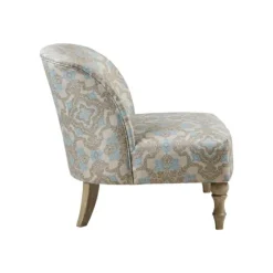 Ivory Medallion Wide Frame Slipper Accent Chair-Kirkland's Home Discount