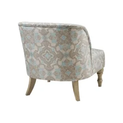 Ivory Medallion Wide Frame Slipper Accent Chair-Kirkland's Home Discount
