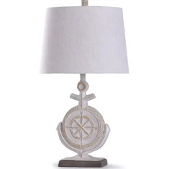 Ivory Nautical Anchor Table Lamp-Kirkland's Home Clearance