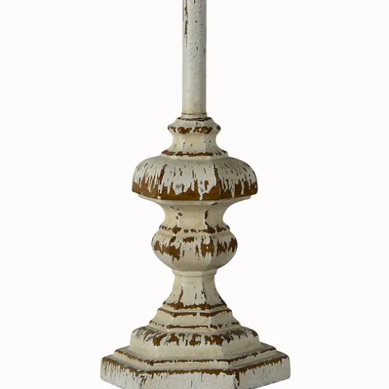 Ivory Resin Distressed Traditional Buffet Lamp-Kirkland's Home Flash Sale
