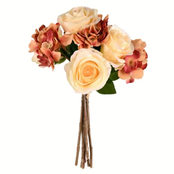 Ivory Rose And Blush Hydrangea Stems, Set Of 2-Kirkland's Home Fashion