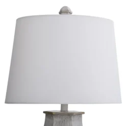 Ivory Wirebrushed Oval Table Lamp-Kirkland's Home Hot