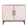 Ivory Wood 2-Door X-Panel Cabinet-Kirkland's Home Best