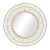Ivory Woven Bamboo Sunburst Wall Mirror-Kirkland's Home Cheap