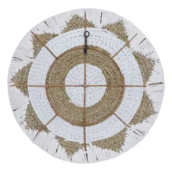 Ivory Woven Cotton Round 3-Pc. Wall Decoration-Kirkland's Home Clearance