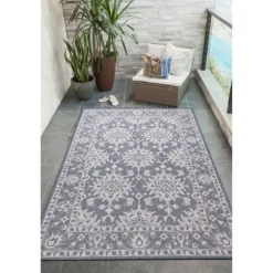 Ivy Indoor/Outdoor Area Rug, 4X7-Kirkland's Home Store