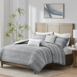 Jacquard 5-Pc. Full/Queen Comforter Set-Kirkland's Home Cheap