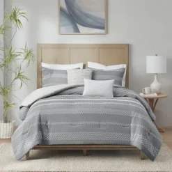 Jacquard 5-Pc. Full/Queen Comforter Set-Kirkland's Home Cheap