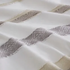 Jacquard Stripe 5-Pc. Full/Queen Comforter Set-Kirkland's Home Fashion
