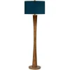 Janis Bronze And Teal Velvet Floor Lamp-Kirkland's Home Cheap