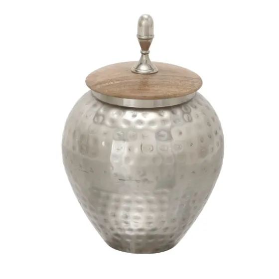 Jar With Mango Wood Lid-Kirkland's Home Store
