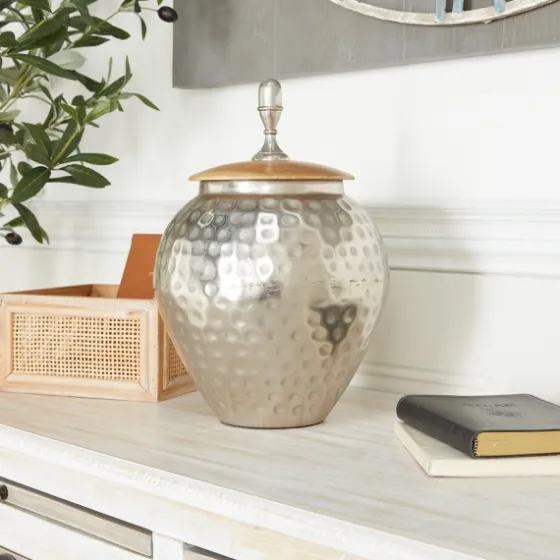 Jar With Mango Wood Lid-Kirkland's Home Store