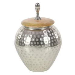 Jar With Mango Wood Lid-Kirkland's Home Store