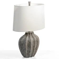 Jaxson Stone Gray Table Lamp-Kirkland's Home Shop