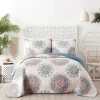 Jessica Simpson Blue Pompeii Queen Quilt Set-Kirkland's Home Best Sale