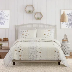 Jessica Simpson Floral Endora King Quilt Set-Kirkland's Home Clearance