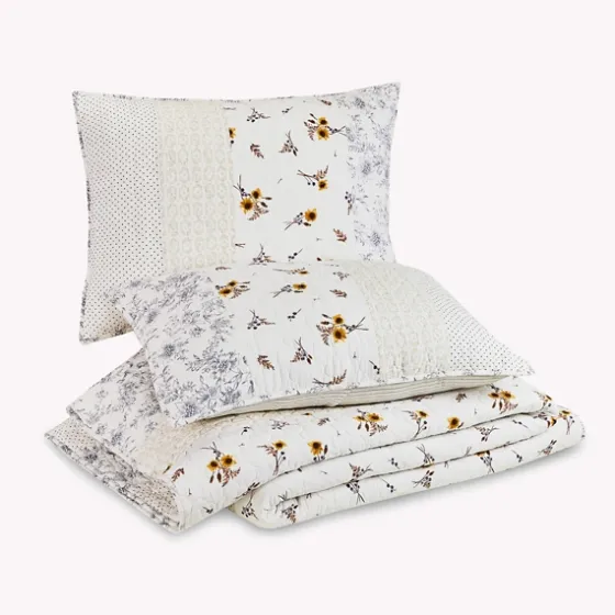 Jessica Simpson Floral Endora King Quilt Set-Kirkland's Home Clearance