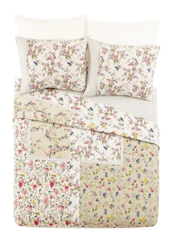 Jessica Simpson Pink Phillipa King Quilt Set-Kirkland's Home Fashion