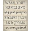 Jesus And Germs Canvas Art Print-Kirkland's Home Store