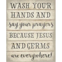 Jesus And Germs Canvas Art Print-Kirkland's Home Store