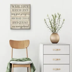 Jesus And Germs Canvas Art Print-Kirkland's Home Store