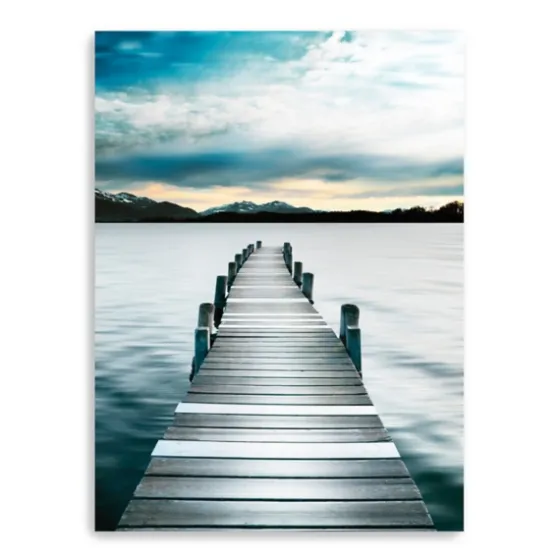 Jetty Dock Giclee Canvas Art Print, 48X36 In.-Kirkland's Home Best
