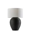 Johanssen Black Ribbed Table Lamp-Kirkland's Home Online