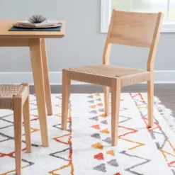 Judith Natural Woven Rope Dining Chairs, Set Of 2-Kirkland's Home Clearance