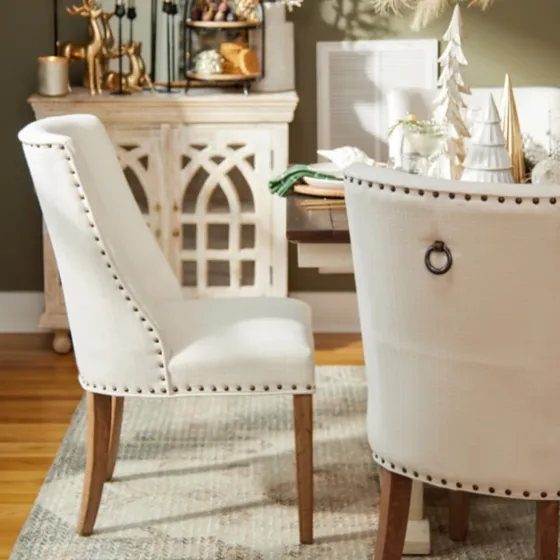 Julia Cream Upholstered Dining Chair-Kirkland's Home Hot
