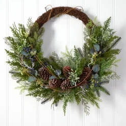 Juniper And Evergreen Vine Wreath-Kirkland's Home Clearance