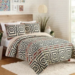 Justina Blakeney Black Hypnotic King Quilt Set-Kirkland's Home New
