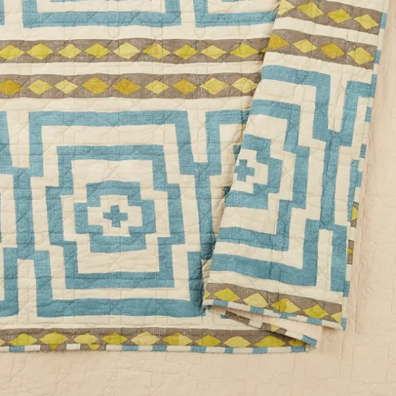 Justina Blakeney Blue Hypnotic King Quilt Set-Kirkland's Home Flash Sale
