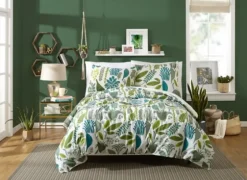 Justina Blakeney Green Jardin Queen Duvet Set-Kirkland's Home Discount