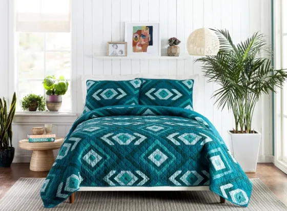 Justina Blakeney Midway 3-Pc. Full/Queen Quilt Set-Kirkland's Home Flash Sale