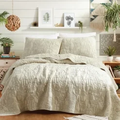 Justina Blakeney Natural Hamsa King Quilt Set-Kirkland's Home Online