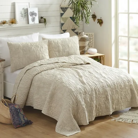 Justina Blakeney Natural Hamsa King Quilt Set-Kirkland's Home Online