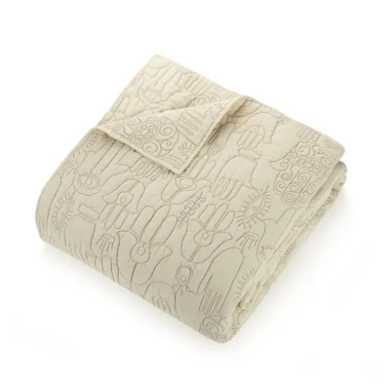 Justina Blakeney Natural Hamsa King Quilt Set-Kirkland's Home Online